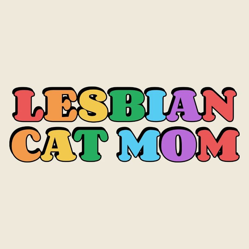 Lesbische Katzenmama