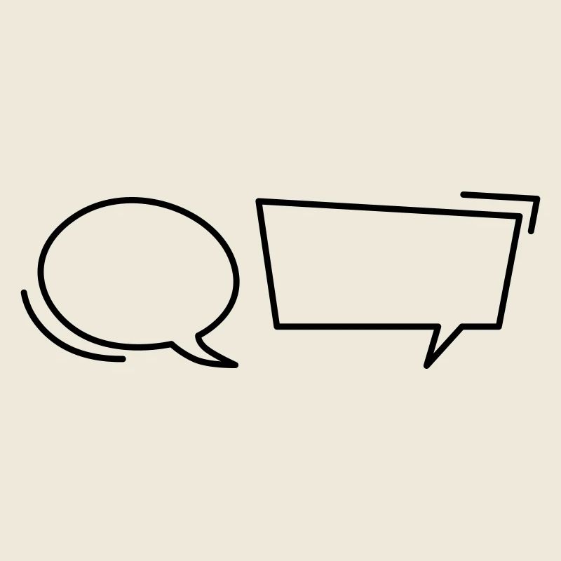 Comic speech bubbles