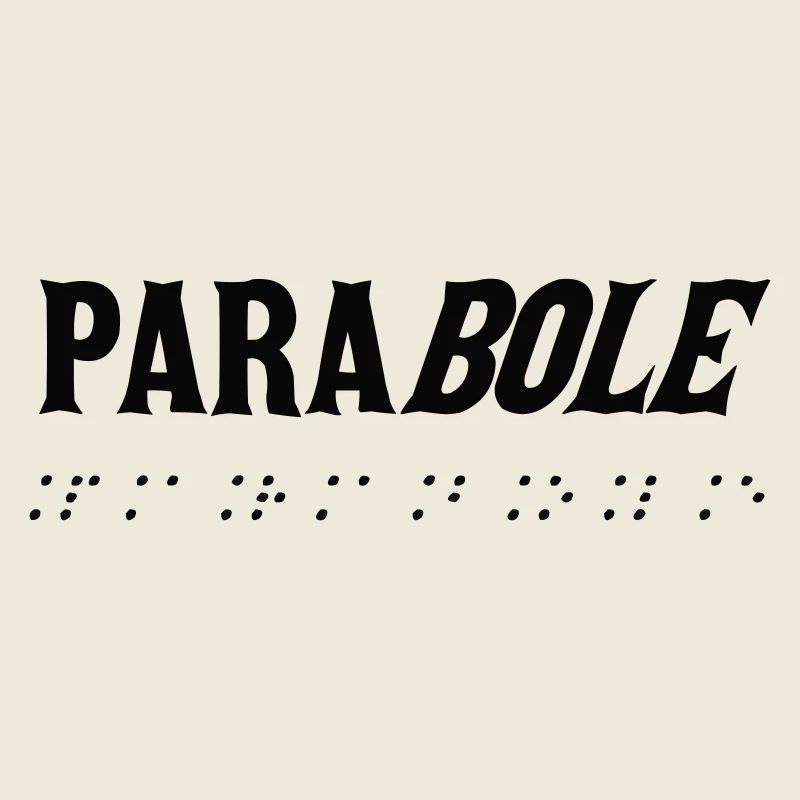 Schwarzer Braille-Tippfehler