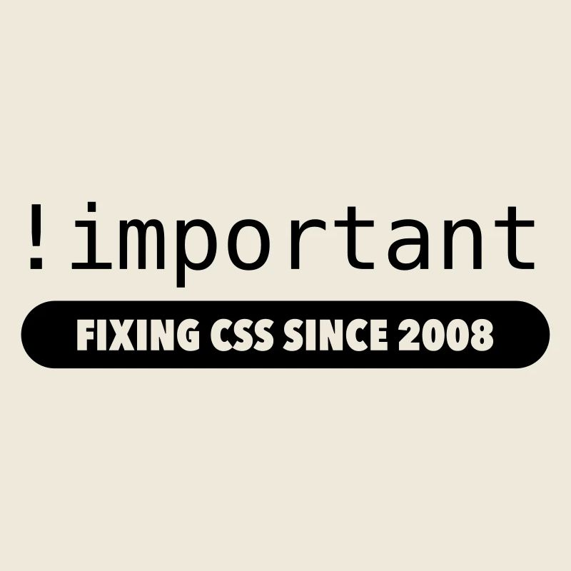 Important! - fixation depuis 2008 css