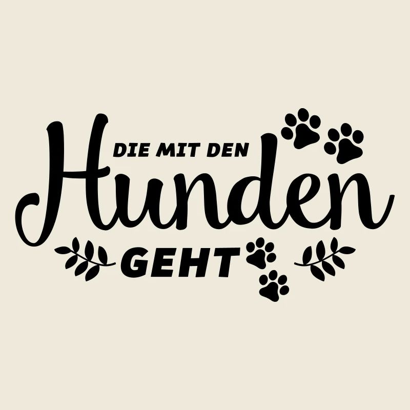 die mit den hunden geht