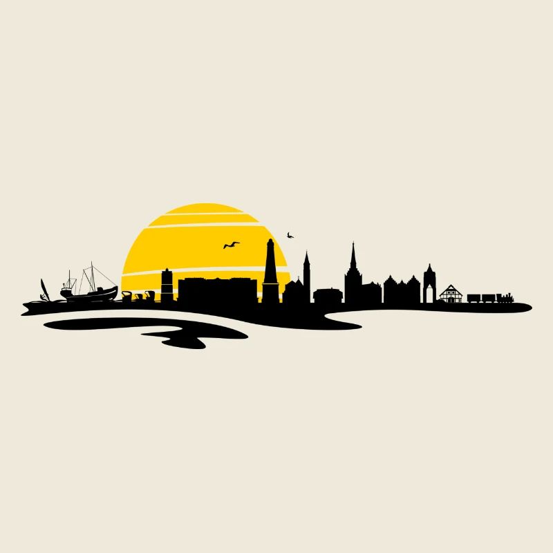 Skyline - Küste Borkum