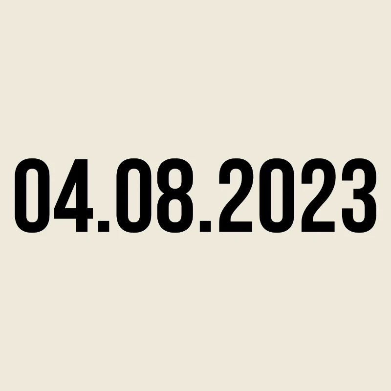 04.08.2023 Datum
