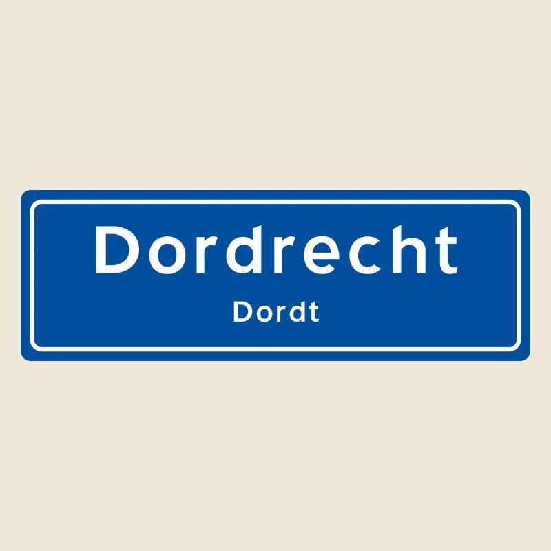 Panneau de nom de lieu de Dordrecht