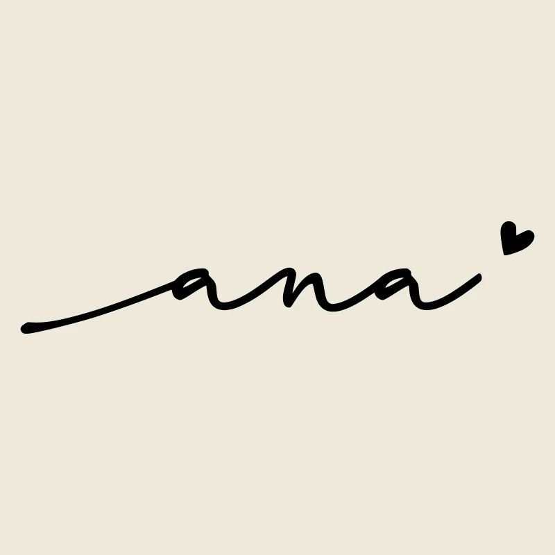 Nom cursif d’Ana