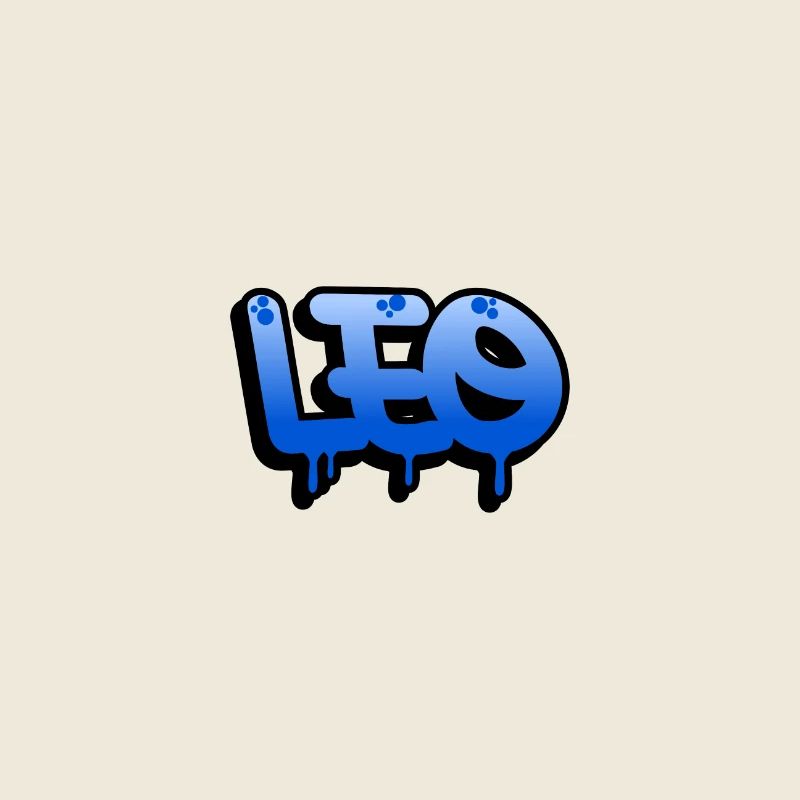 Graffiti-Name Leo