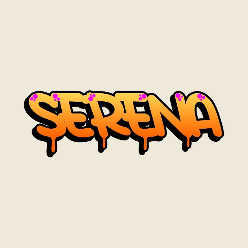 Graffiti prénom Séréna