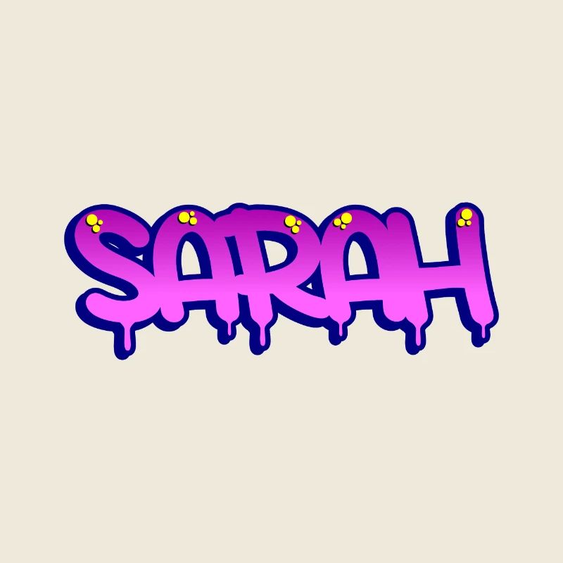 Graffiti Name Sarah
