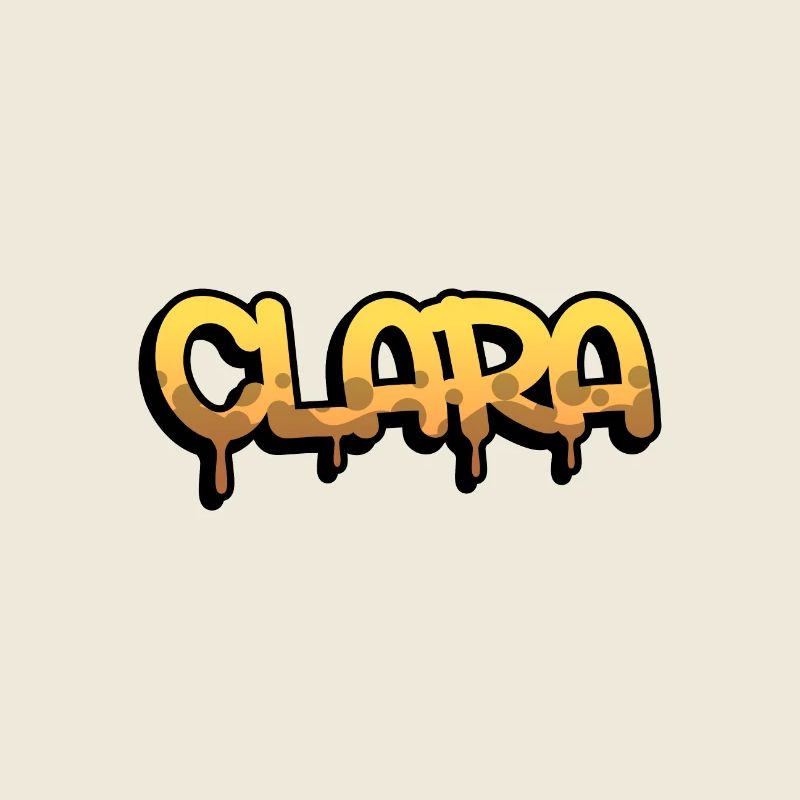 Graffiti name Clara