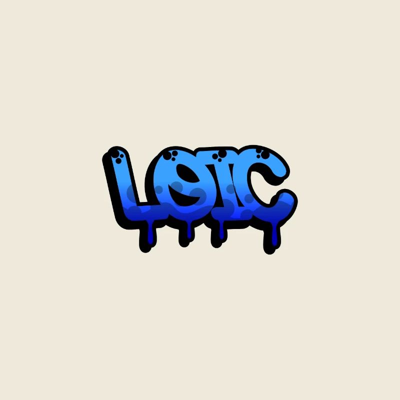 Graffiti first name Loic