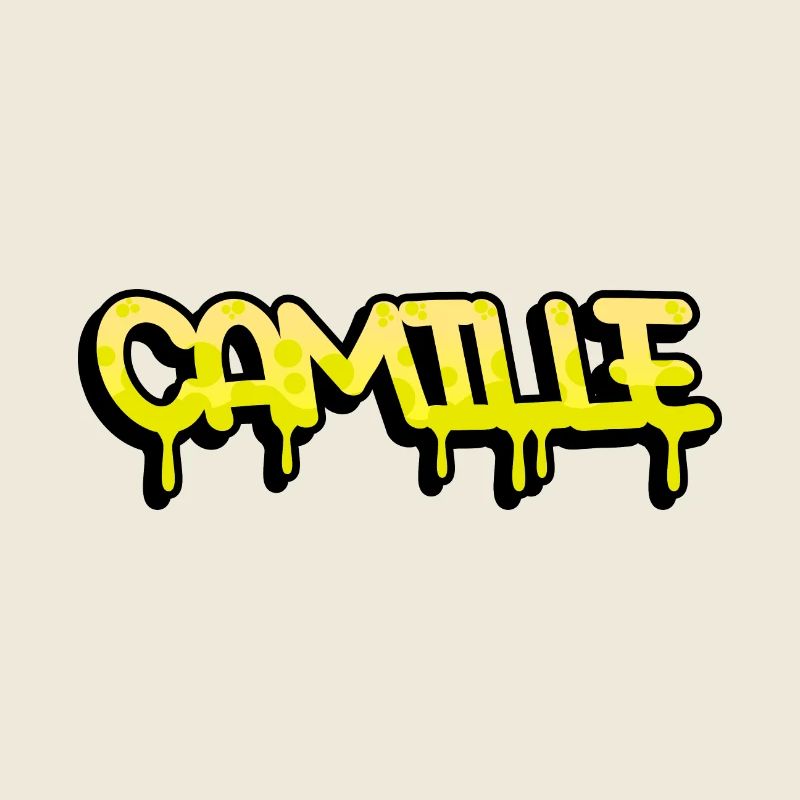 Graffiti-Name Camille