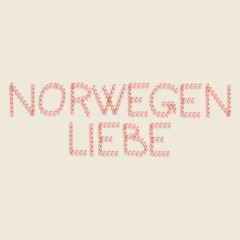 L’amour de la Norvège dans le script du coeur