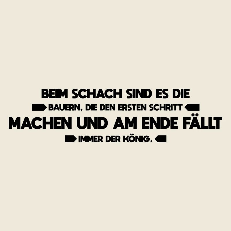 Bauern Schach witziger Spruch