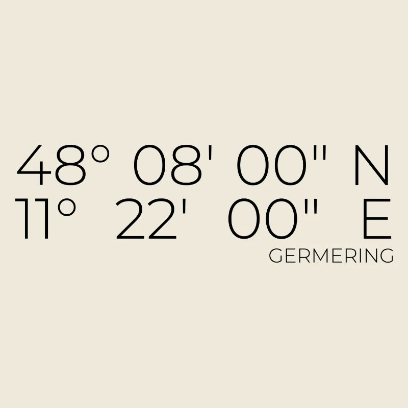 Coordinates Germering, Bavaria
