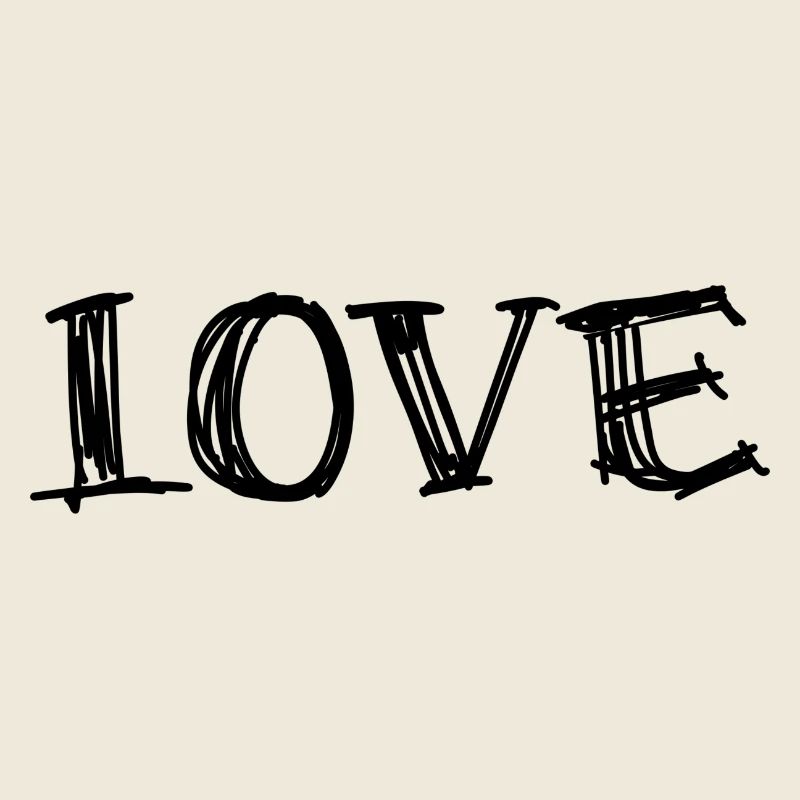 Love Schriftzug
