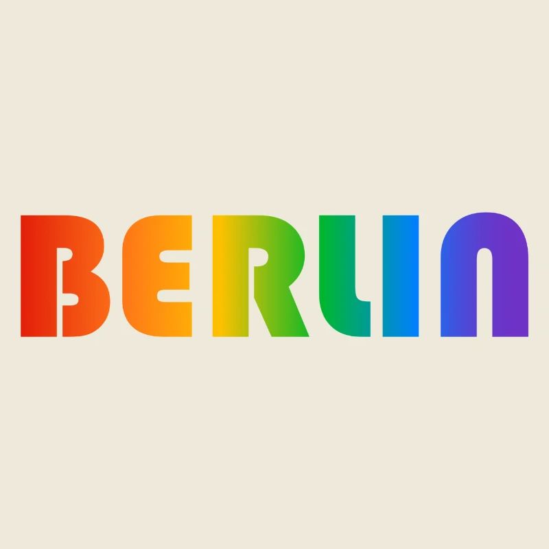 Texte arc-en-ciel de Berlin