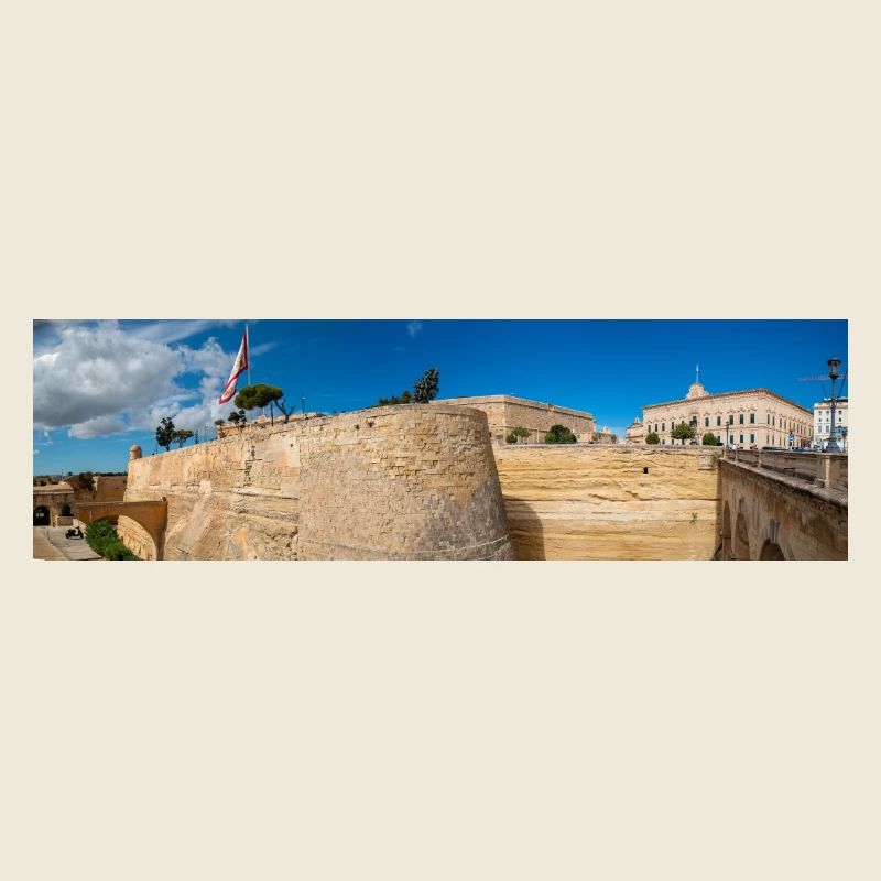 Valletta (il-Belt Valletta) massive fortification