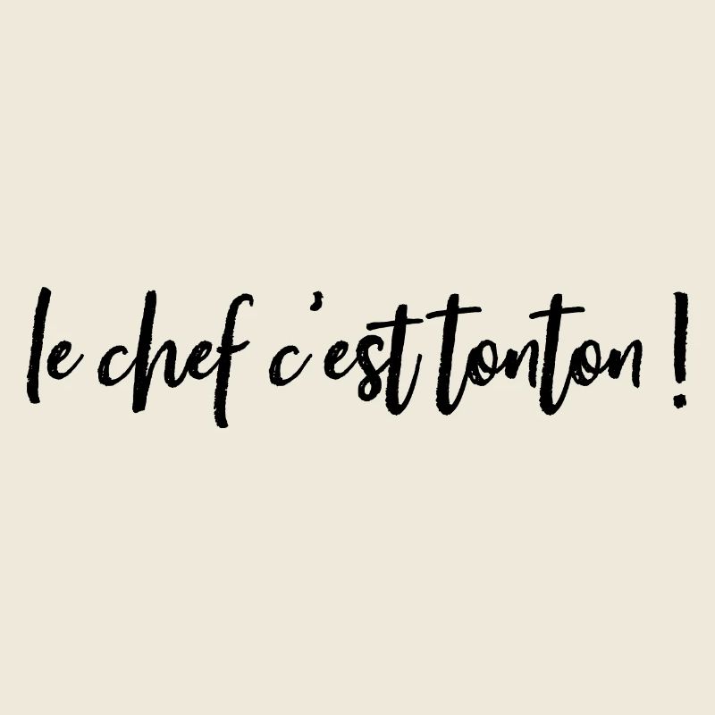Personalized 🍴 apron The chef is UNCLE!