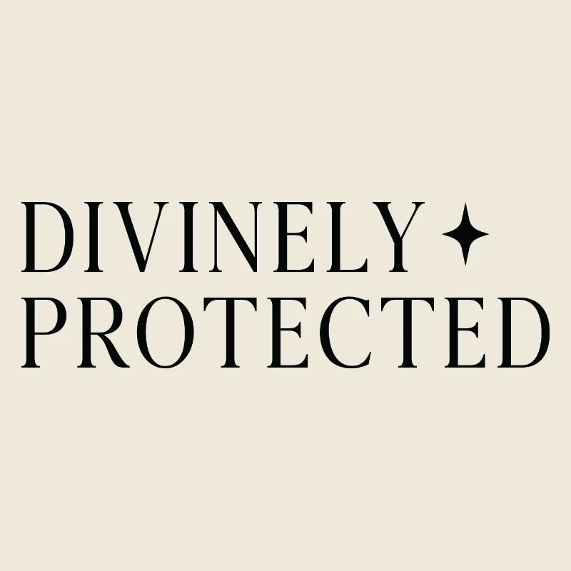 Divinely Protected black print