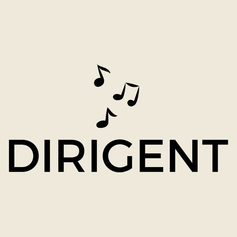 Dirigent mit Noten