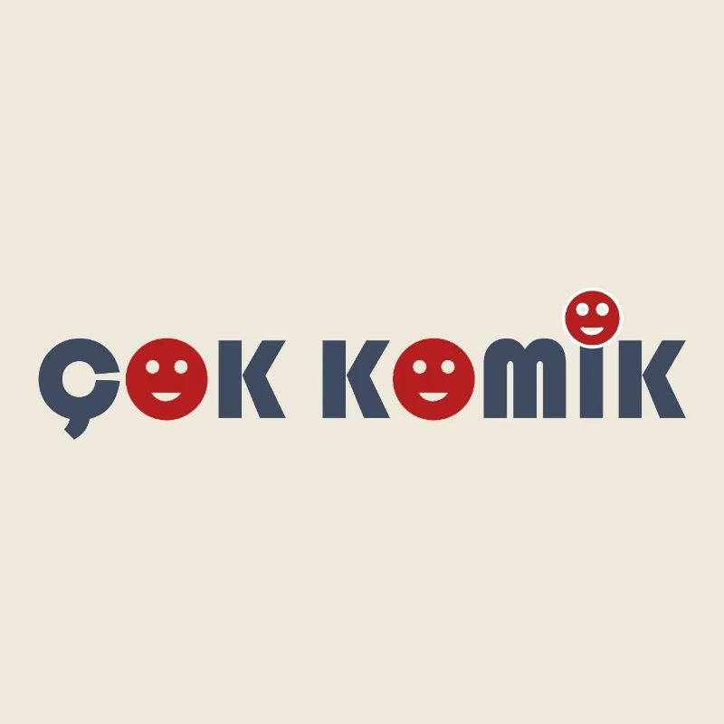 Cok Comic 3xSmiley Grey Red