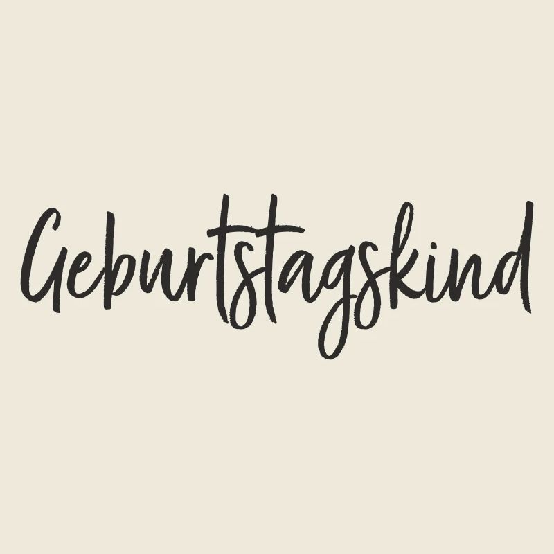 Geburtstagskind – Textdesign