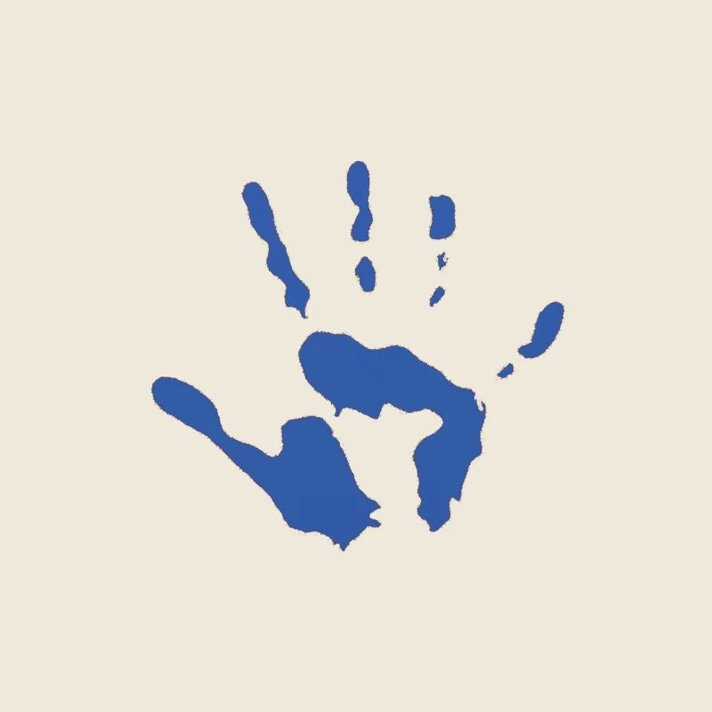 Hand Handabdruck