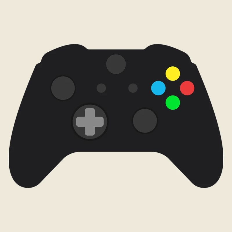 Dunkles Gamepad Neon-Knöpfe