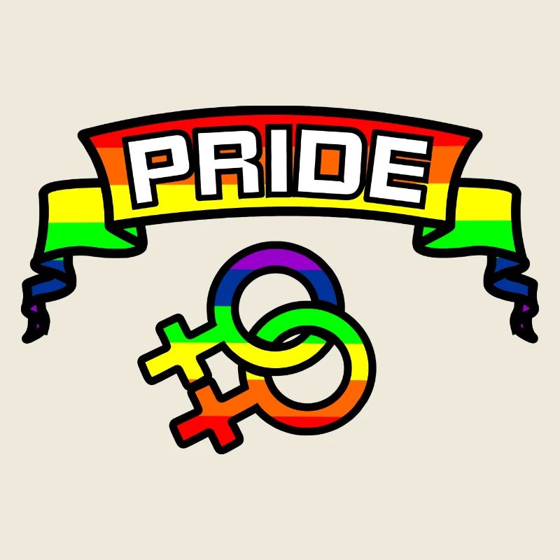 Regenbogen-Lesben stolzes Logo 2