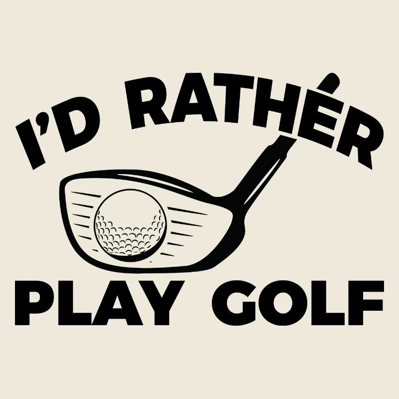 Drôle de golfeur