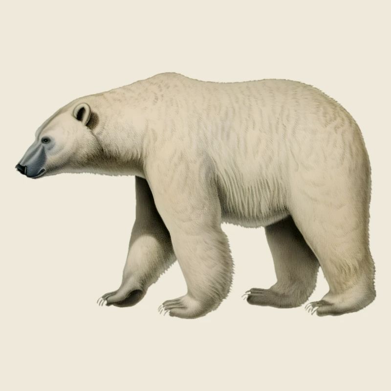 Ein freundlicher Eisbär lässt grüssen