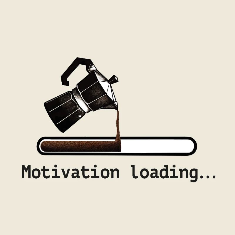 Kaffee kaffeekanne motivation loading
