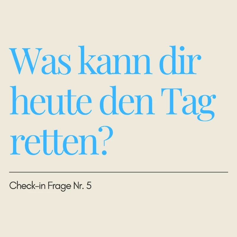 Check-in Question No. 5