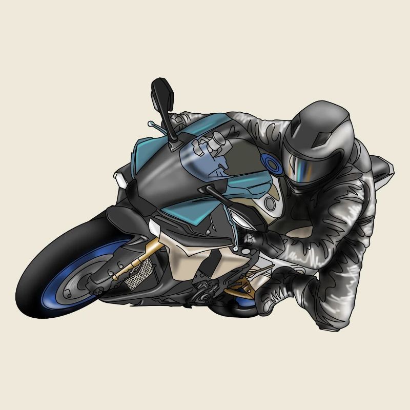 Adrénaline Conception de course de moto