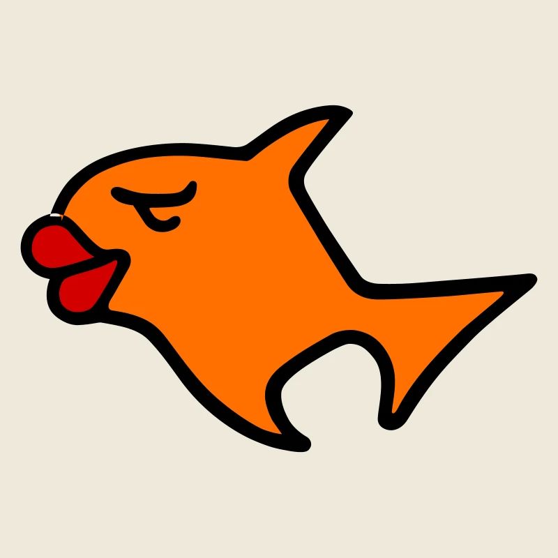 Illustration de poisson romantique