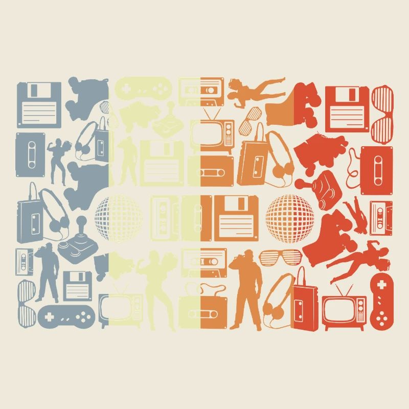 Silhouette de cassette musicale