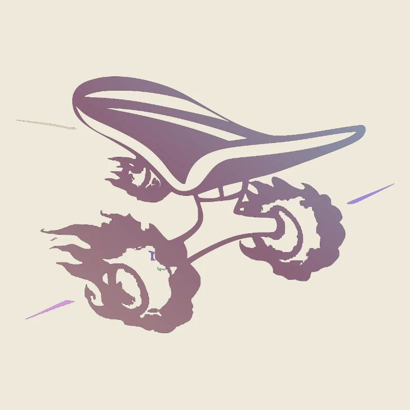 Gradient skateboard Silhouette Ride