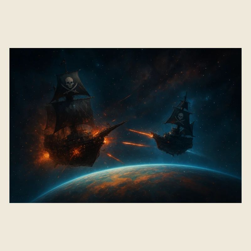 Cosmic Privateers in Space Duel