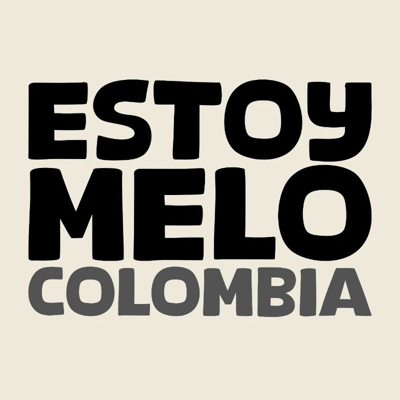 ESTOY MELO in black