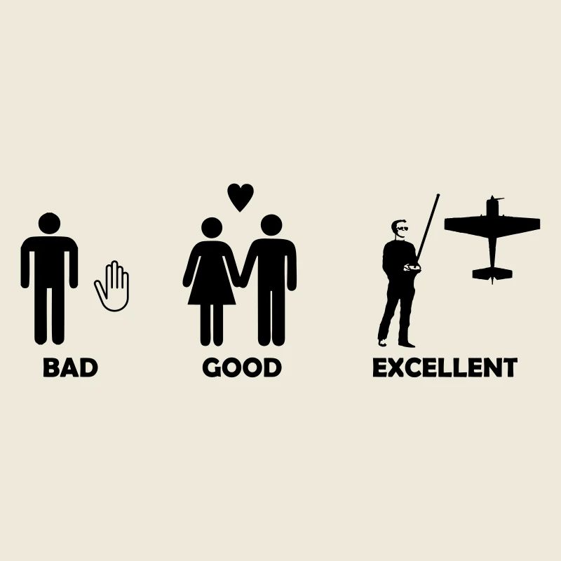 bad good excellent rc pilot