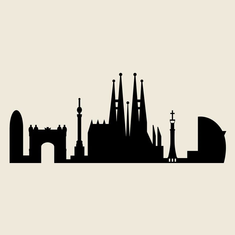 Skyline Barcelona Spain