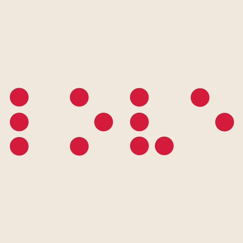 Love - in Blindenschrift