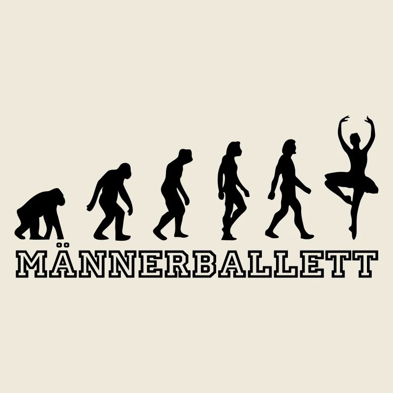 Männerballett Evolution Ballerina