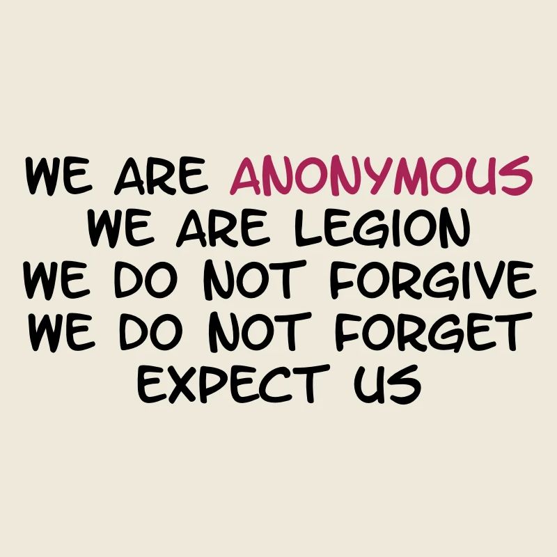 We Are Anonymous