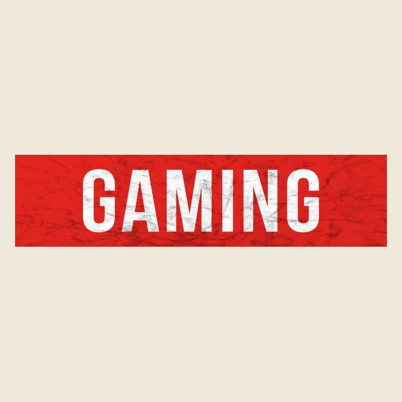 Gaming - Red Block Scratch