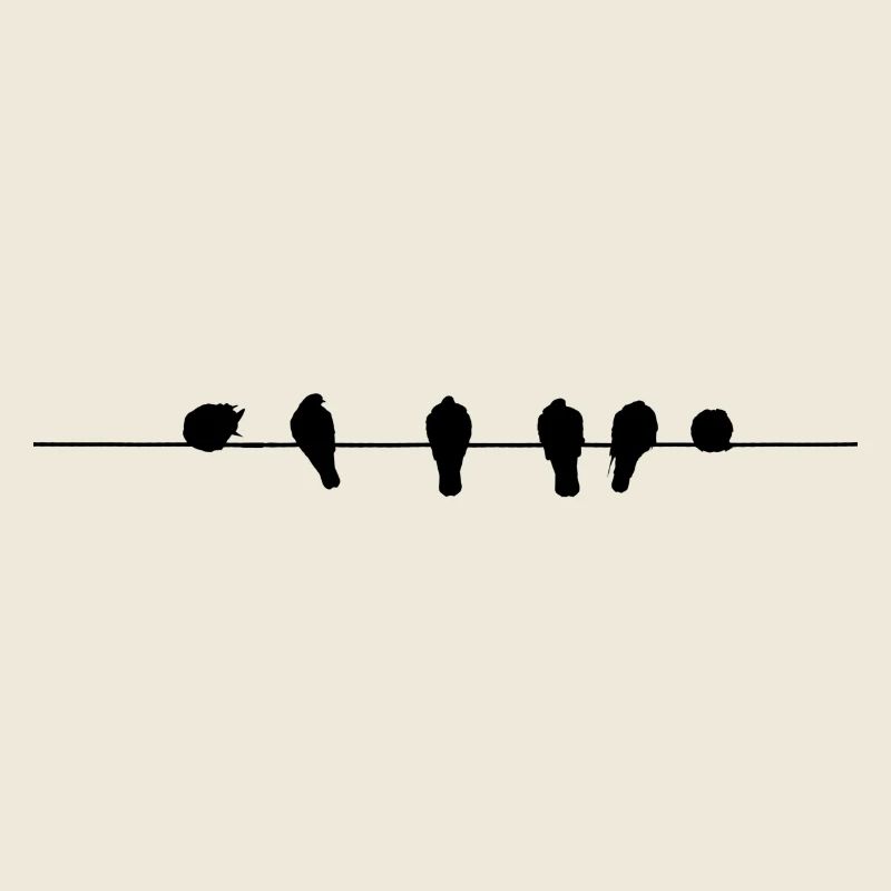 Birds on lead