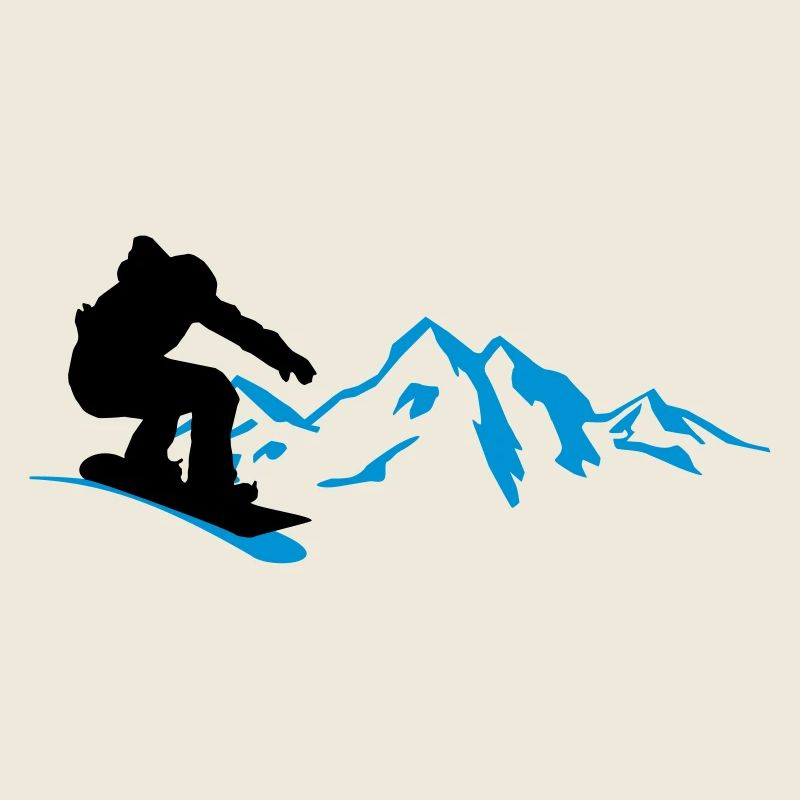 Snowboarder Berge