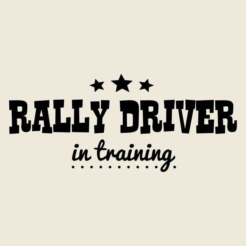 rally driver in training