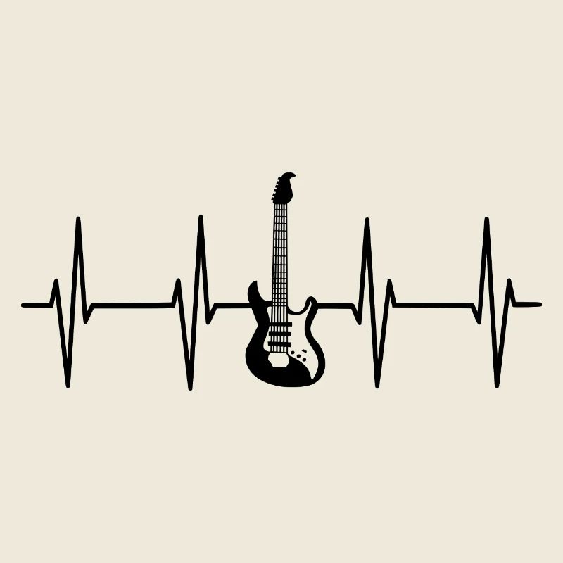 Gitarre Herzschlag