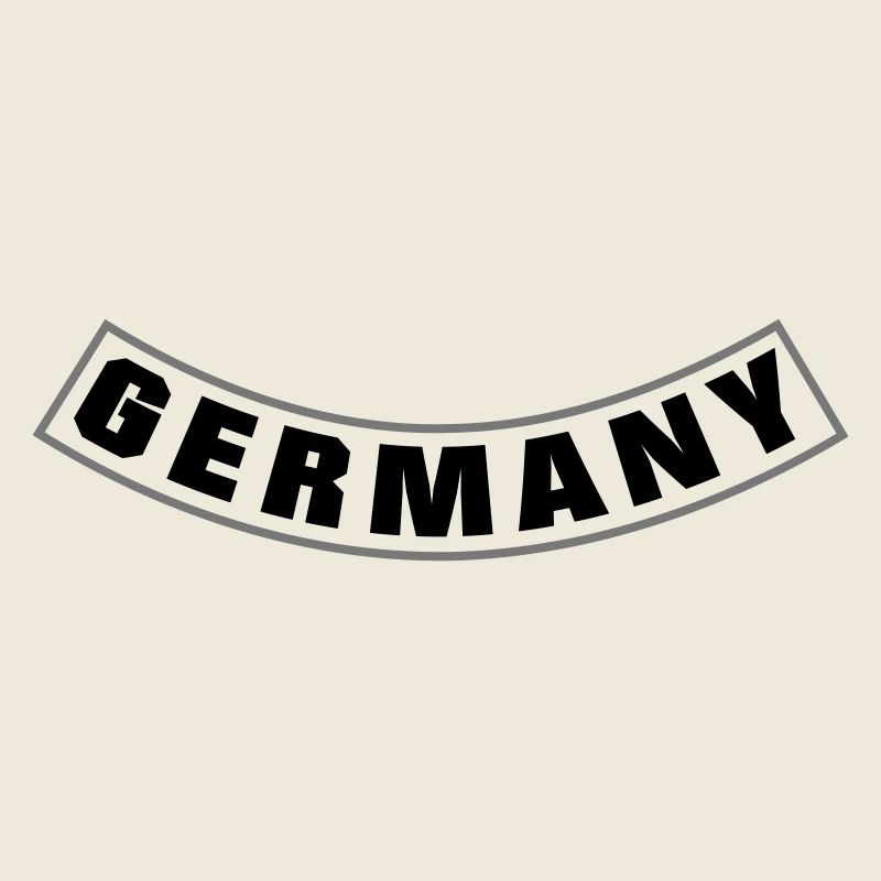 Germany Rocker Patch Bottom Rocker